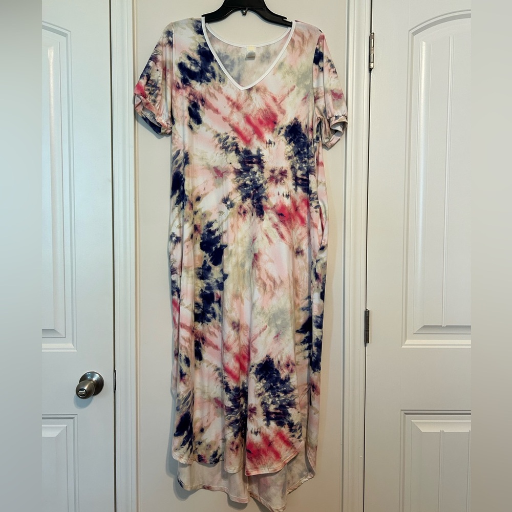 Flamingo multi colored dress